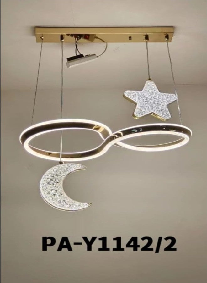 Avior Mood & Star Design LED Chandelier for Dining Table, Height-Adjustable Pendant Light for Breakfast Table, Hanging Light for Home Decoration (CH32) - Image 5